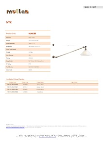 NYX ADJUSTABLE COOLIE GLASS WALL LIGHT (en)