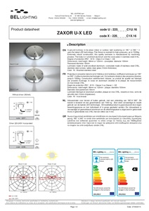 ZAXOR U-X LED (en, fr, nl, gr)