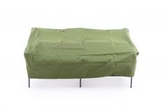 Green cover for sofa